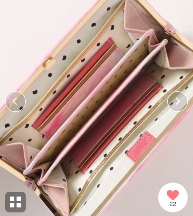 ツモリチサト キャリー　がま口 長財布 フラワーキャット