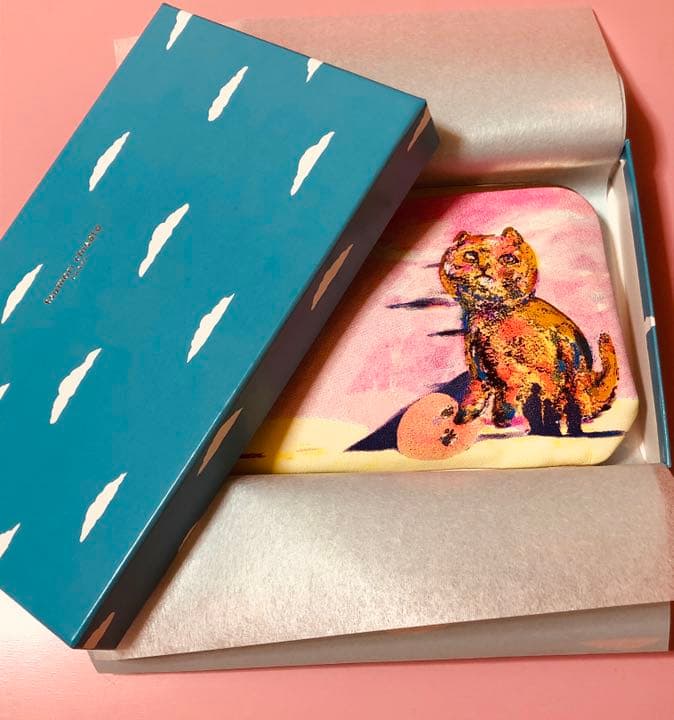 ツモリチサト キャリー　がま口 長財布 フラワーキャット