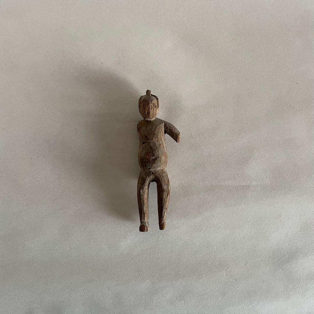 木彫り人形　工芸　アンティーク