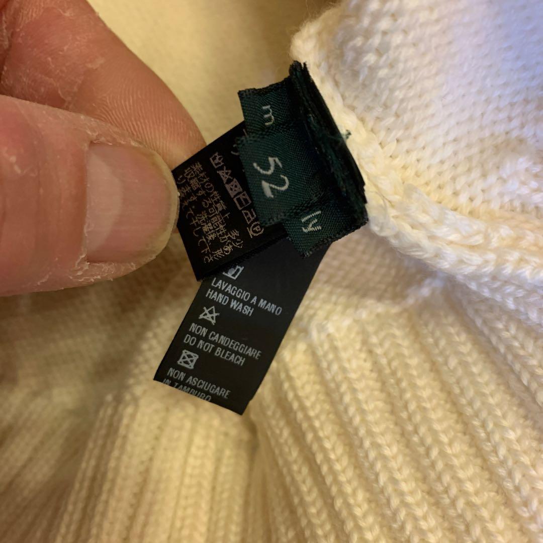 未使用　zanone ザノーネ　タートルネックニット サイズ52