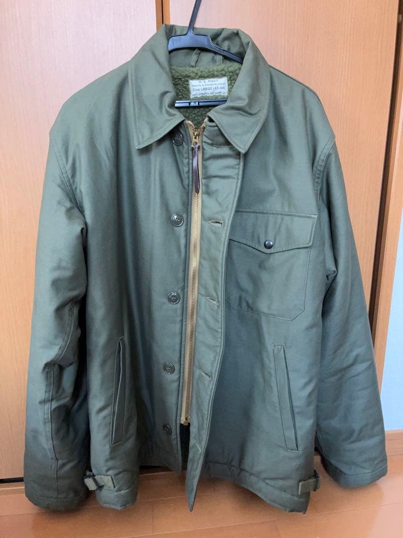 バズリクソンズ　A-2デッキジャケット『U.S.NAVY』