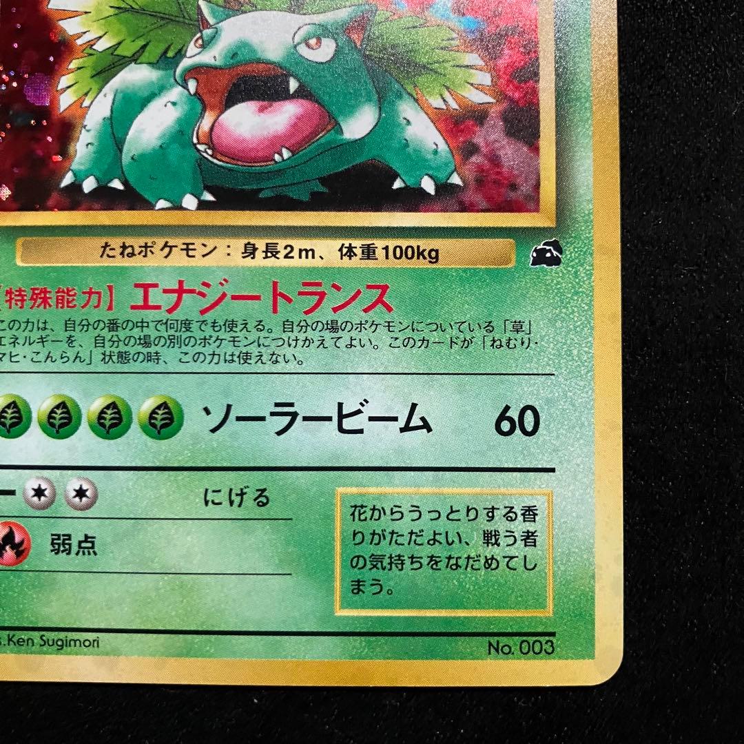 準美品　旧裏　ポケモンカード　イントロパック　フシギバナ