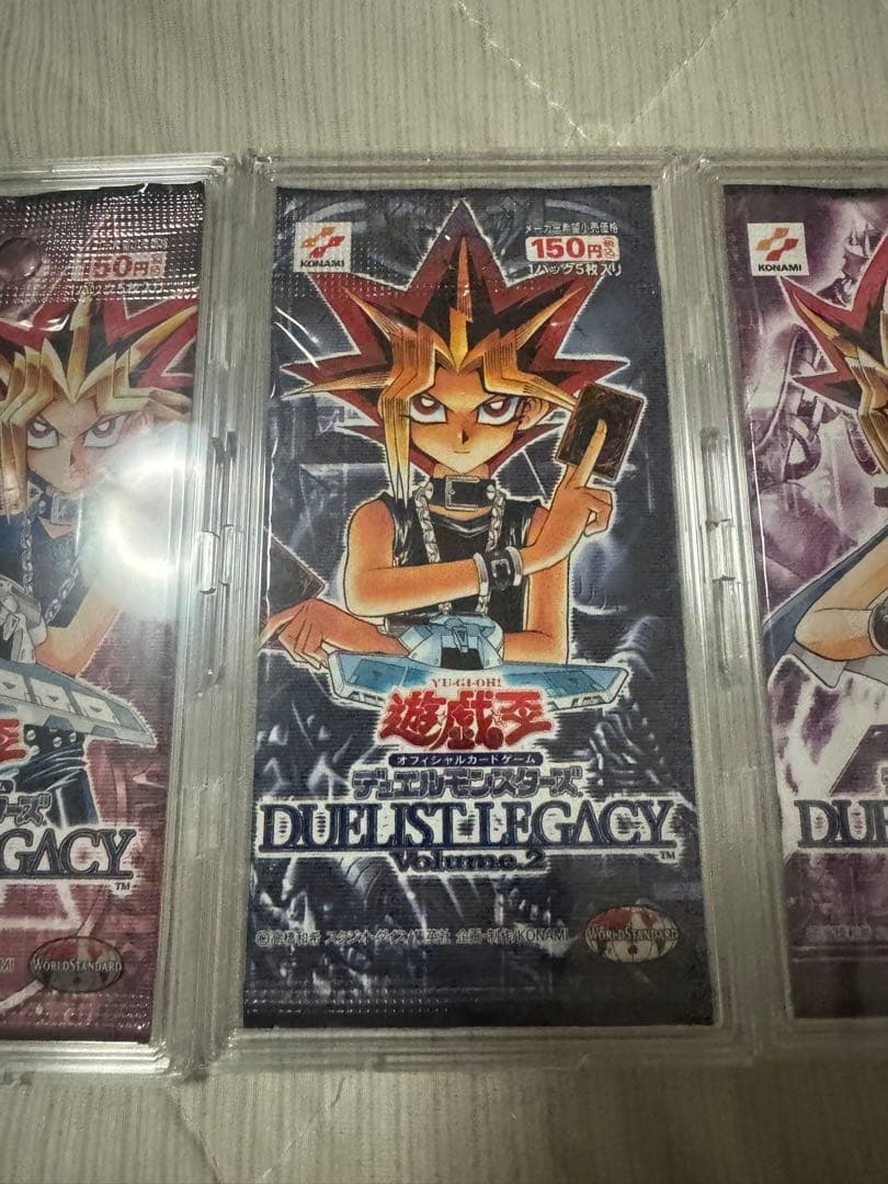 す*ず様 遊戯王　デュエリストレガシーVol.1～5　未開封パック ハードケース