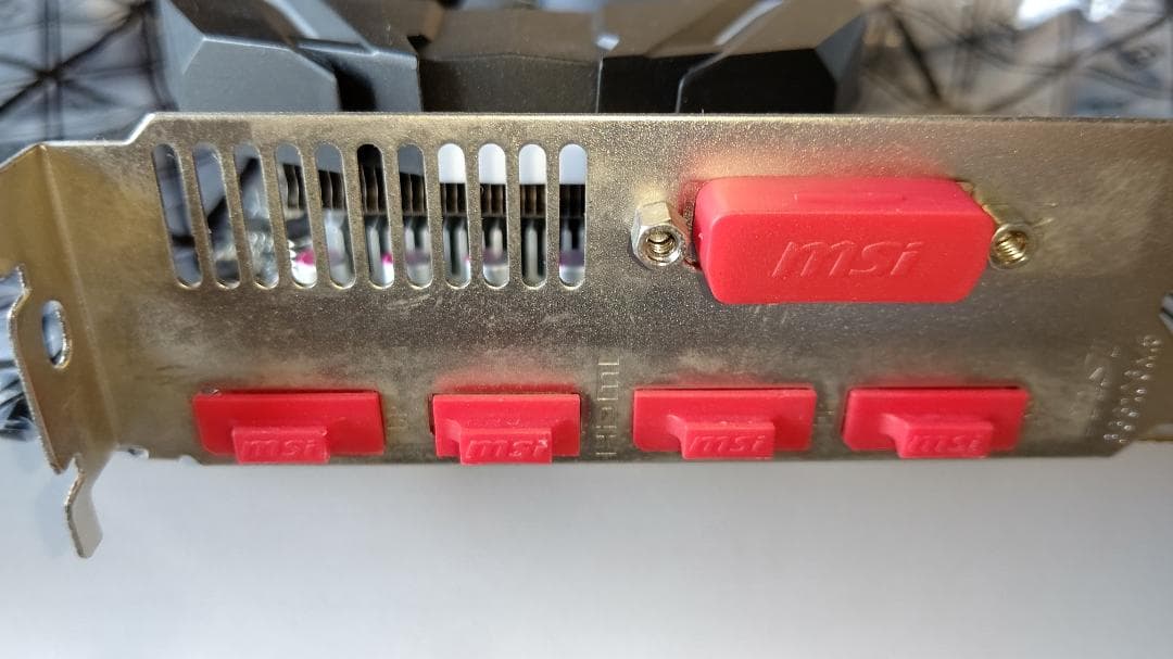 MSI GeForce GTX 1060 6G OC / 6GB 箱付属品有