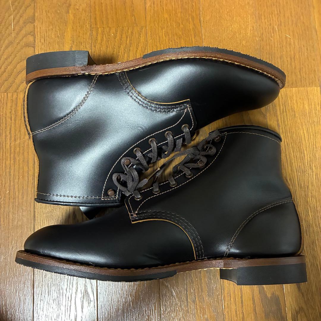美品 REDWING ベックマン フラットボックス 9060 茶芯 9.5 箱付