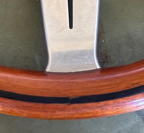 NARDI ウッドステアリング 33cm