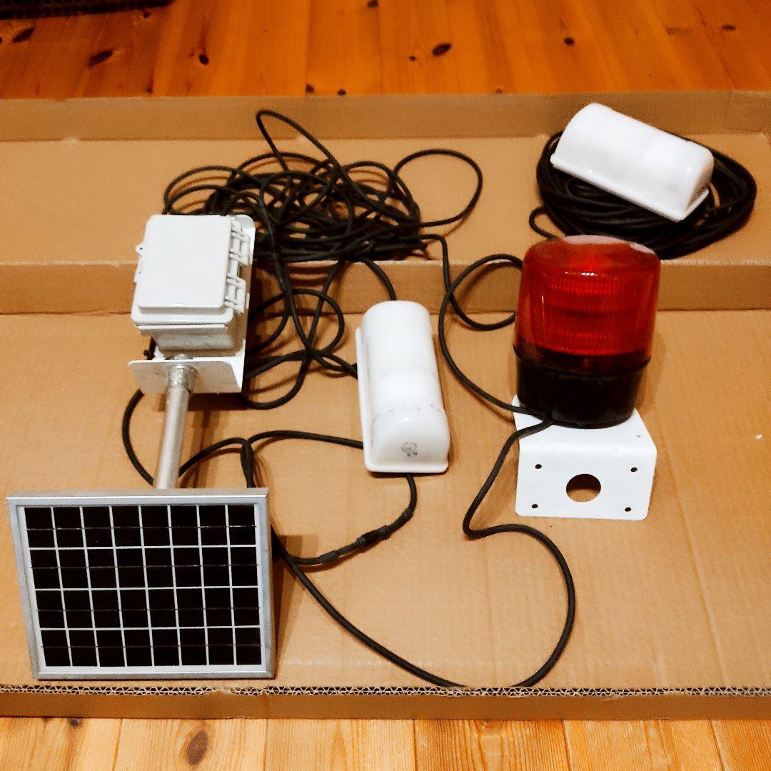 日惠製作所 簡易車両入出庫警告灯 ソーラー式 ニコトーチ