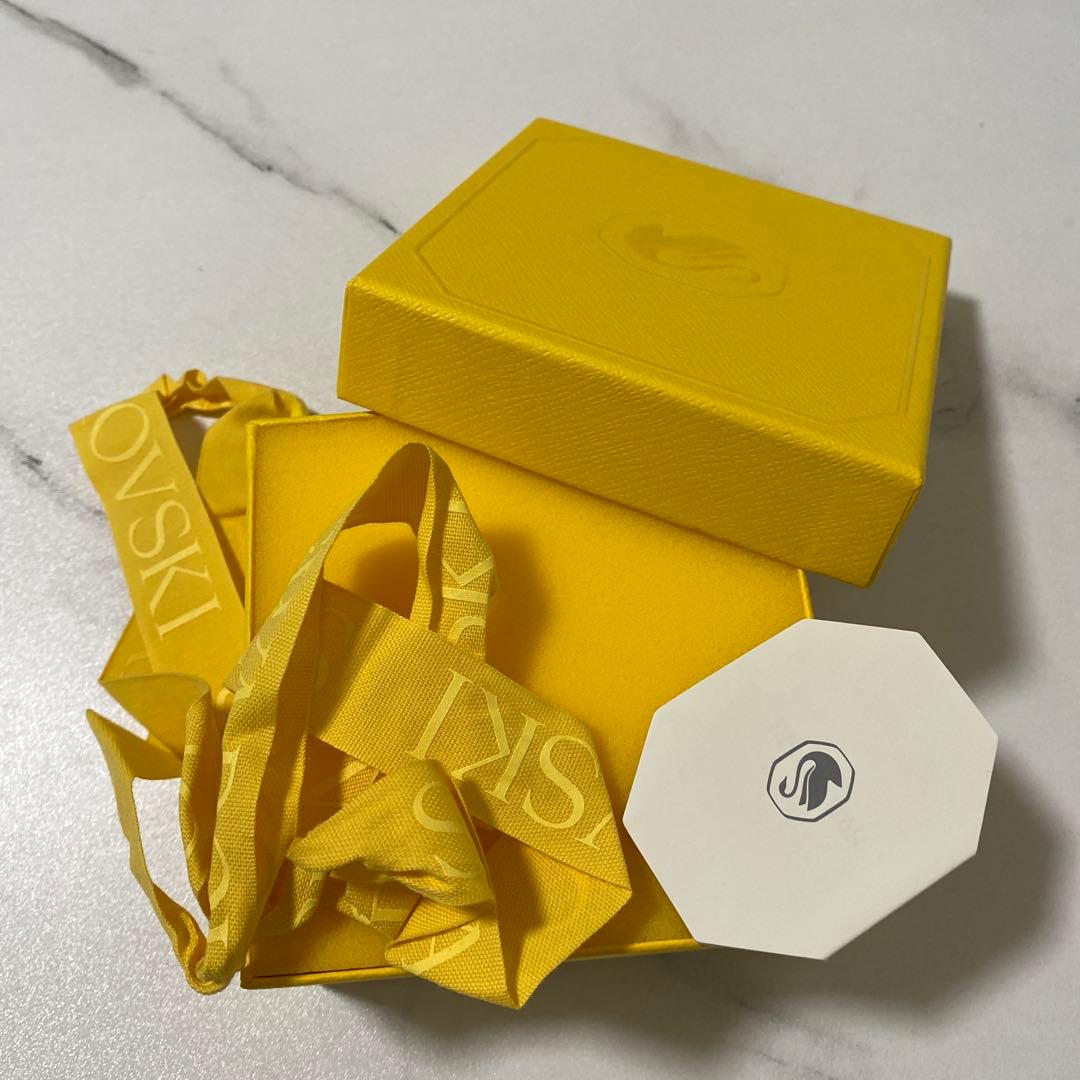 スワロフスキ SWAROVSKI クリスタルクマとハートの置物セット