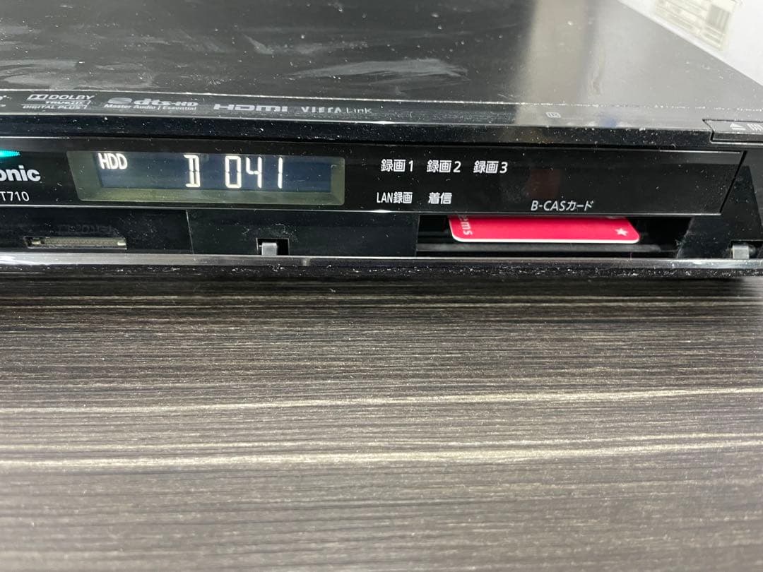Panasonic DMP-BDT170 ブルーレイレコーダー　通電のみ確認