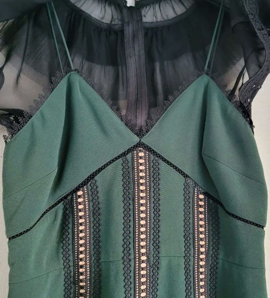 self-portrait セルフポートレイト ロングワンピース uk 6