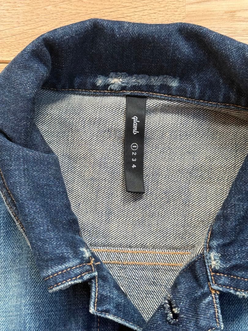 週末値下 glamb デニム つなぎ オールインワン ダメージ加工 S