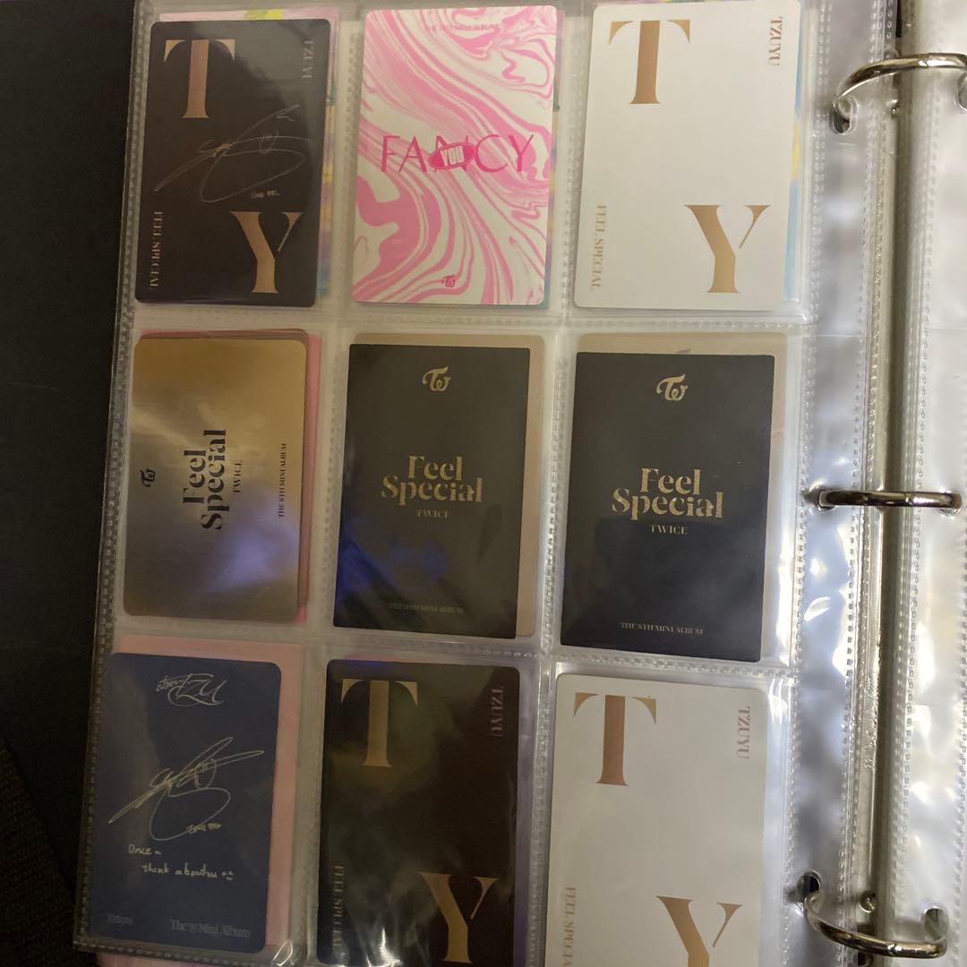 TWICE トレカバインダー　トレカセット　ツウィ，ミナ　全ては映っていません。