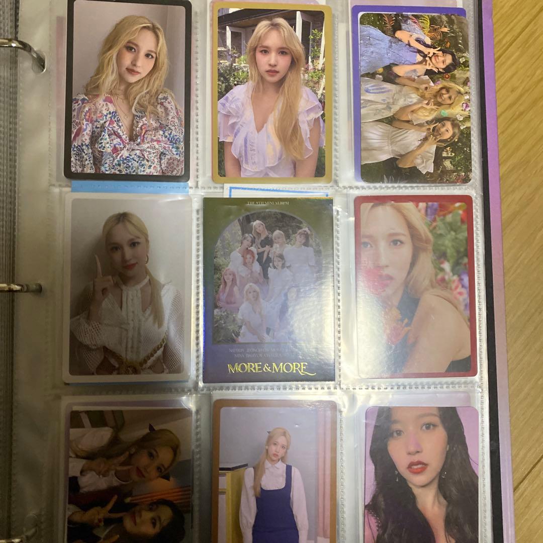 TWICE トレカバインダー　トレカセット　ツウィ，ミナ　全ては映っていません。