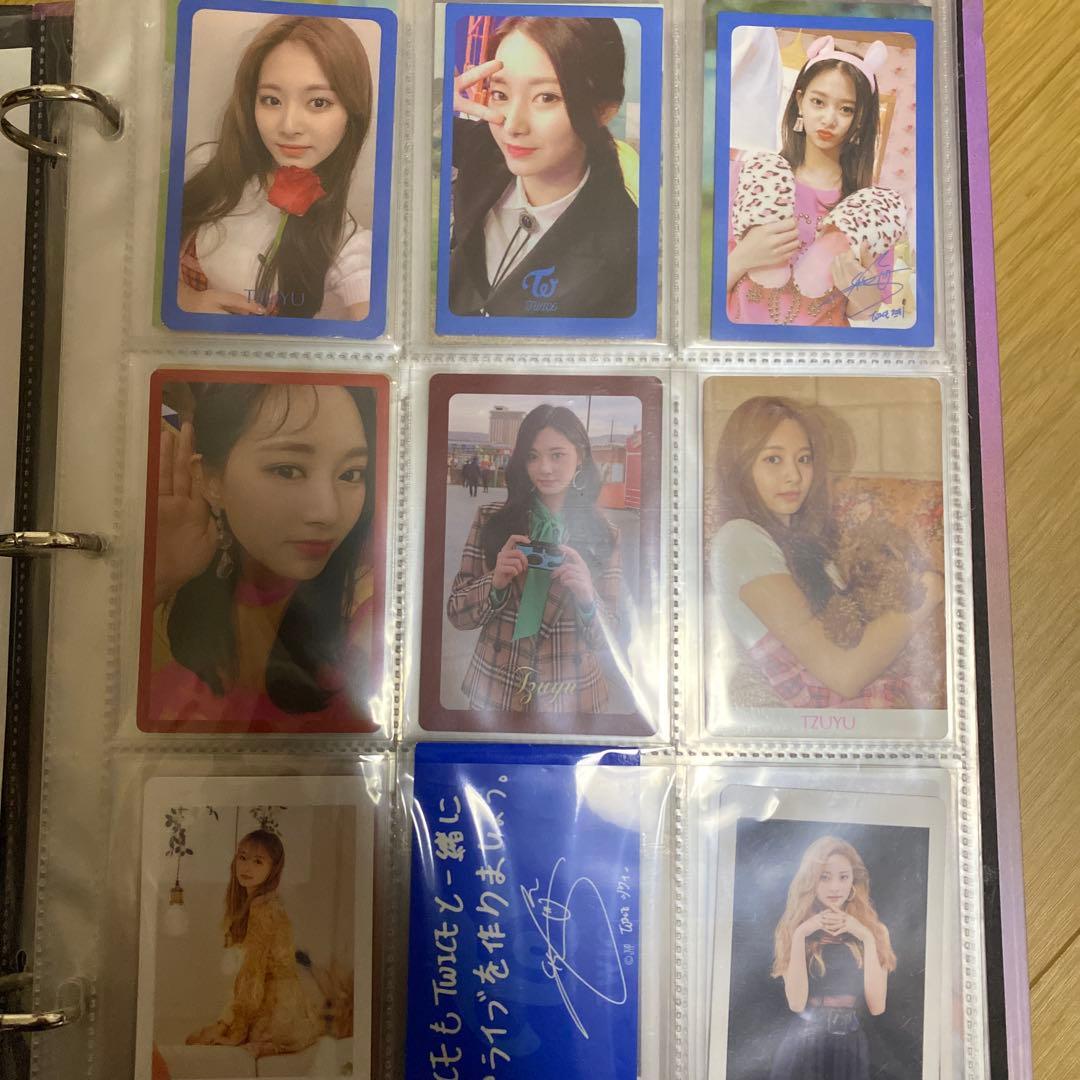 TWICE トレカバインダー　トレカセット　ツウィ，ミナ　全ては映っていません。