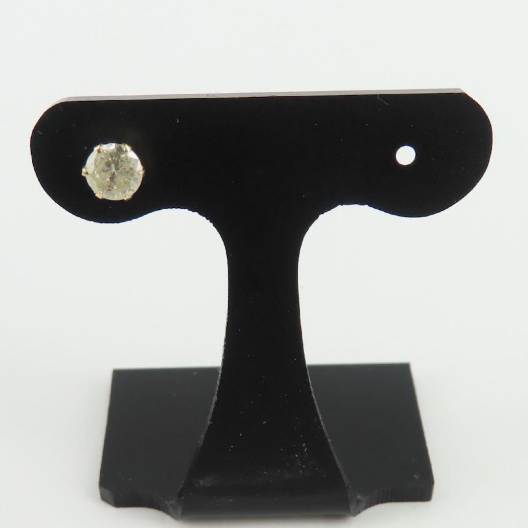 武*ち様 K18YG ダイヤモンド0.3ct 片耳ピアス　一粒ピアス　新品　レア