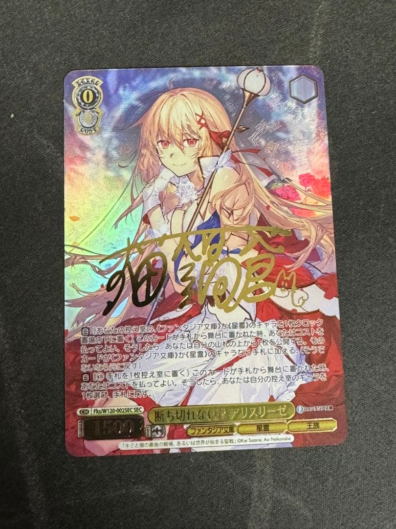 ヴァイスシュバルツ　断ち切れない縁　アリスリーゼ　SEC