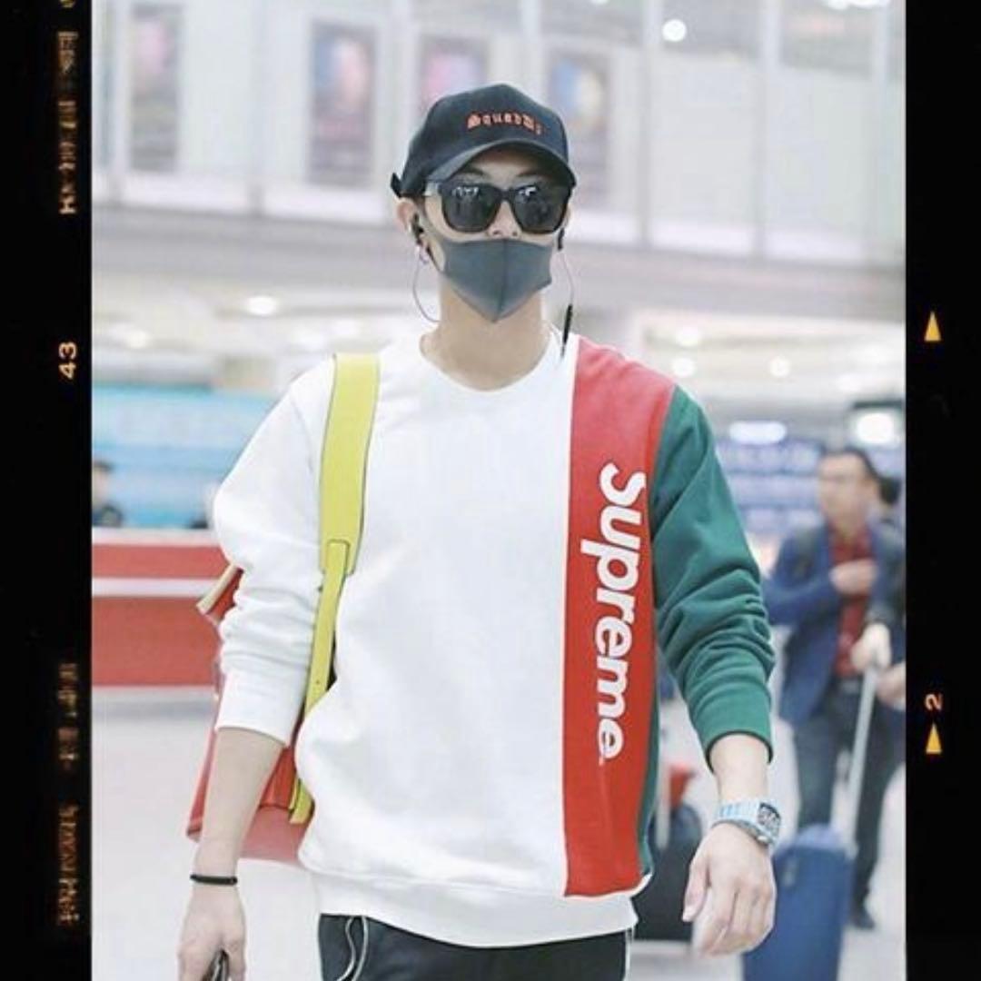 Supreme Panelled Crewneck【希少】Mサイズ