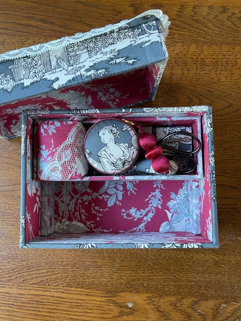 カルトナージュミニ裁縫箱(フタ有)