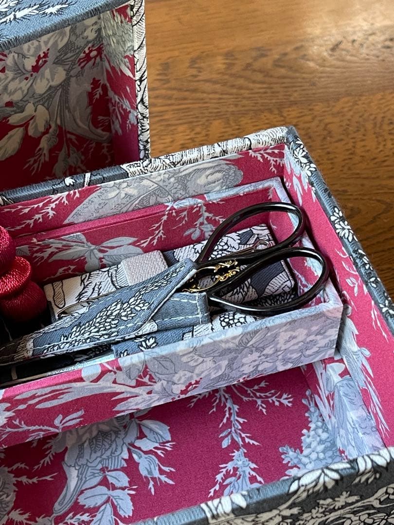 カルトナージュミニ裁縫箱(フタ有)