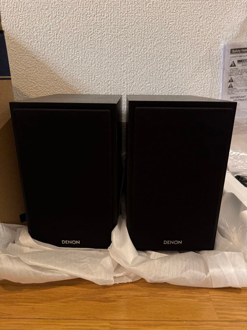 美品DENON スピーカー ブラックSC-M40ペア　箱付き