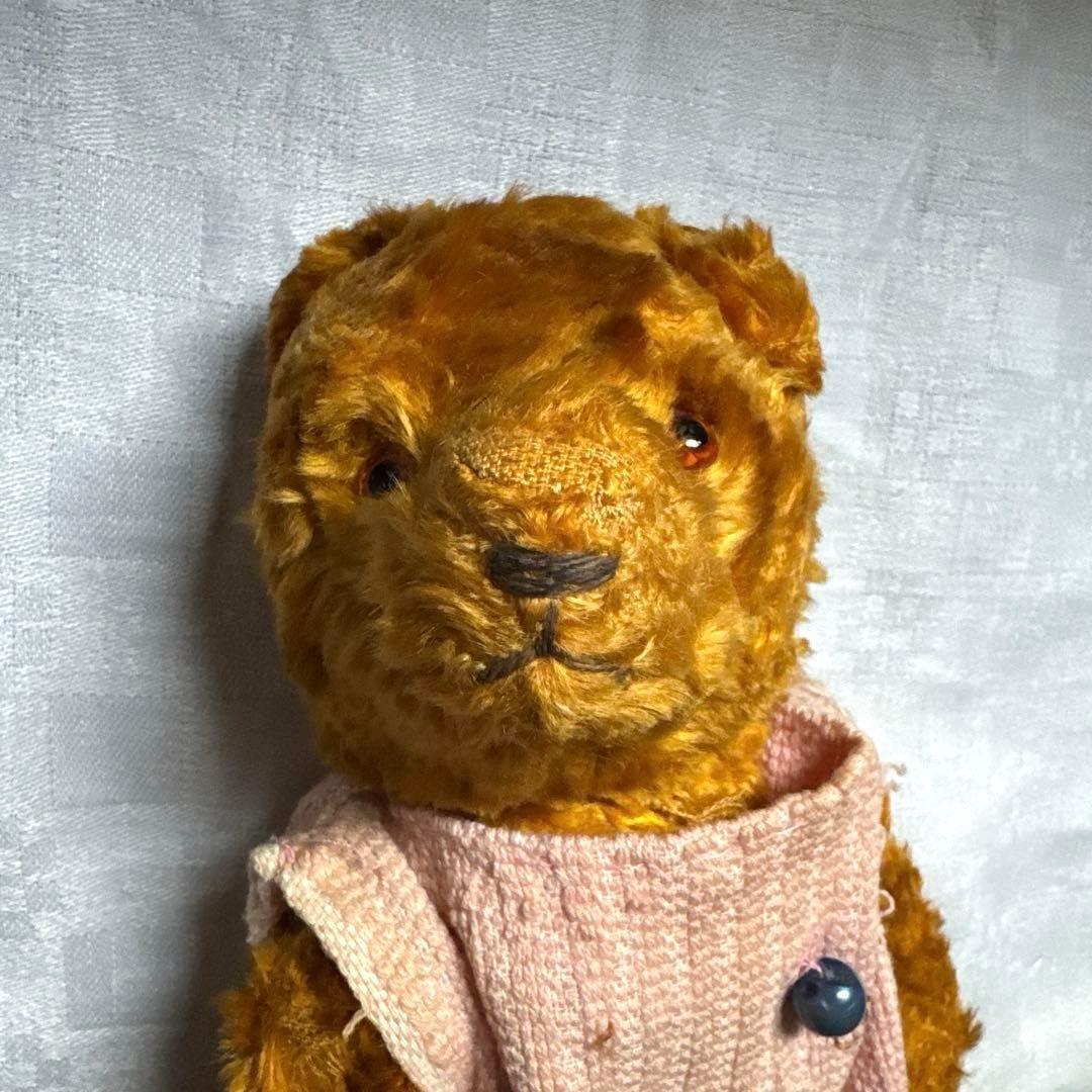 ドイツアンティークベア　ワンピース付き　テディベア　ドイツヴィンテージベア