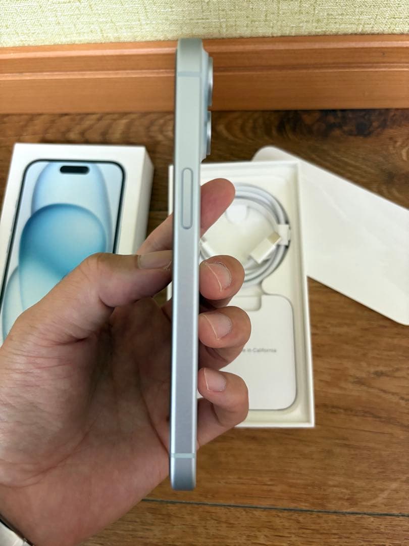 iPhone15 128GB ブルー 純正バッテリー89%