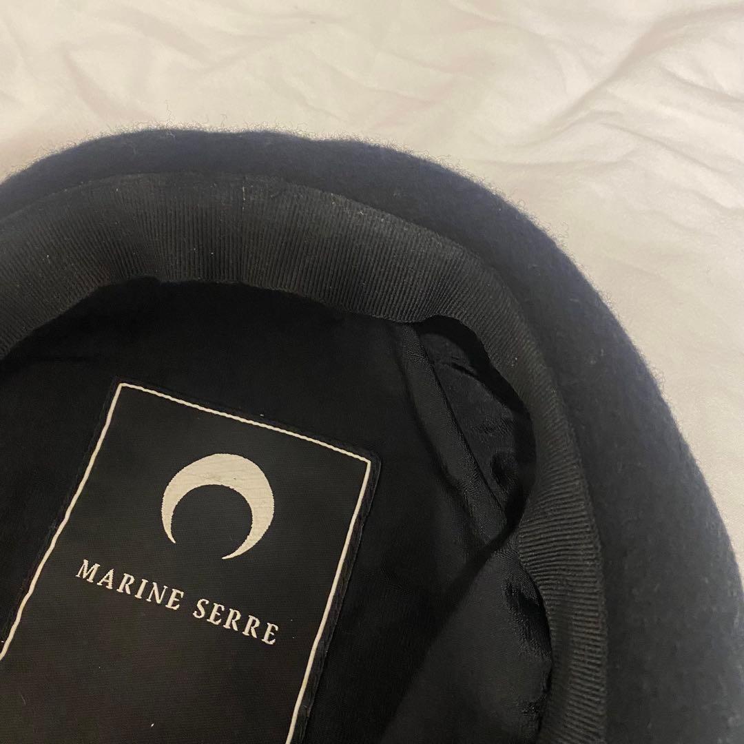 MARINE SERRE × LAULHERE ベレー帽