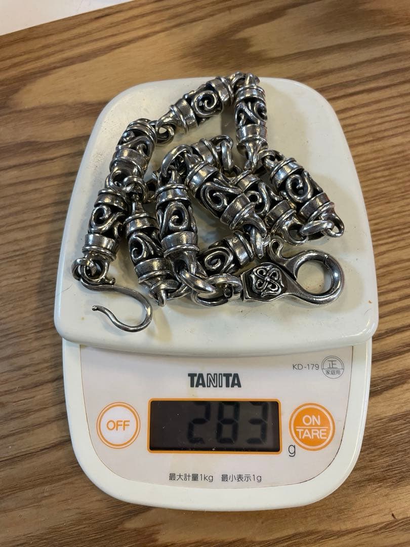 シンズスカルプチャー　ウォレットチェーン　シリンダー