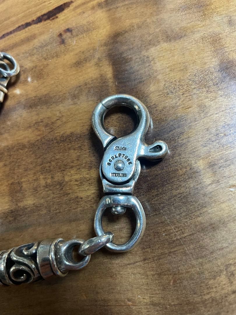 シンズスカルプチャー　ウォレットチェーン　シリンダー