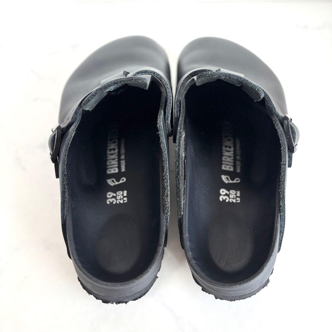 ビルケンシュトック 39 ボストン エクスクイジット レザー ブラック