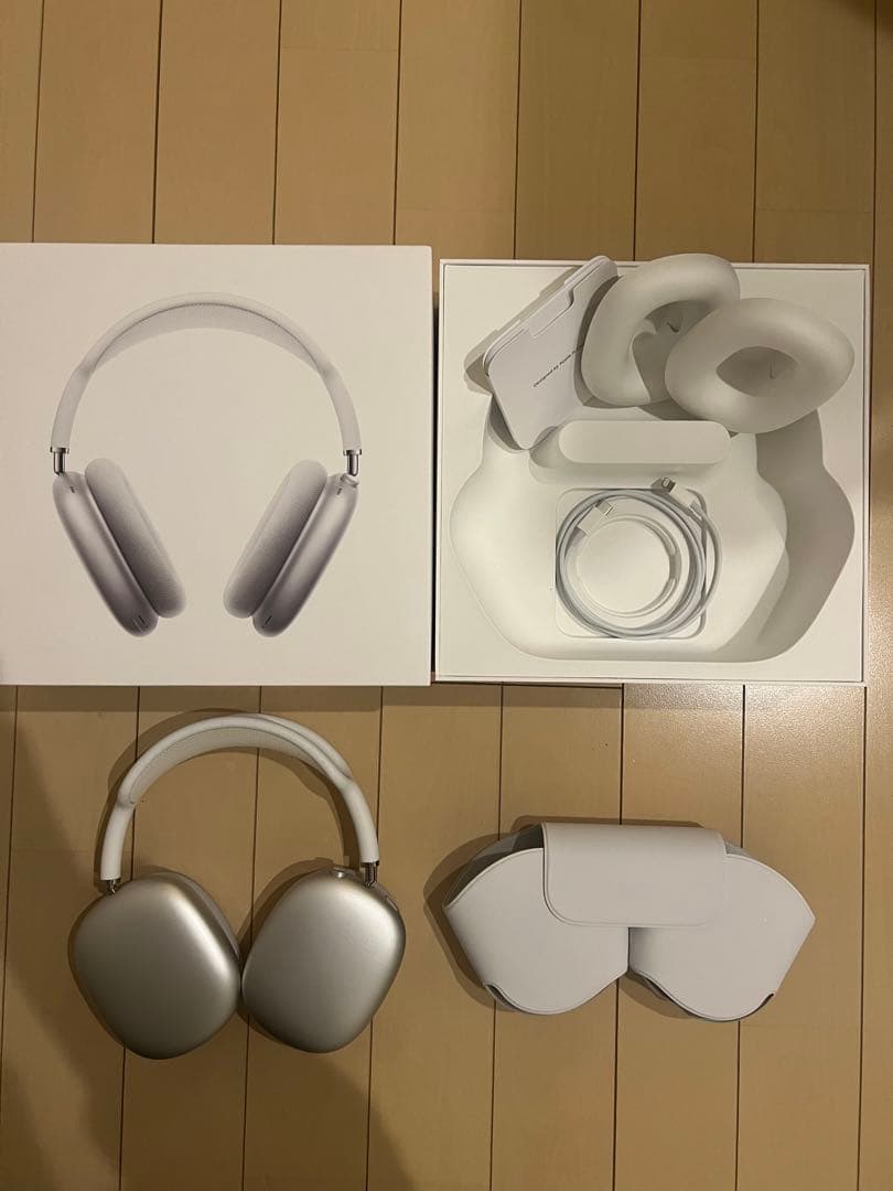 AirPods Max シルバー本体　(箱あり)