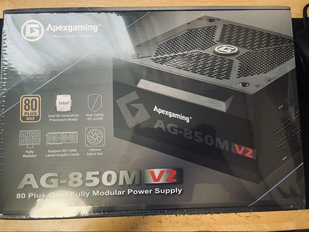 G*e様 Apexgaming 80 PLUS GOLD認証 850W ATX電