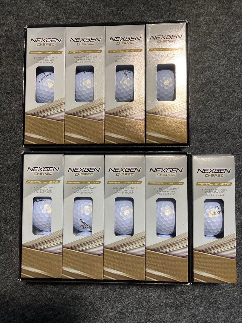NEXGEN D-SPEC ゴルフボール 27個パールホワイト