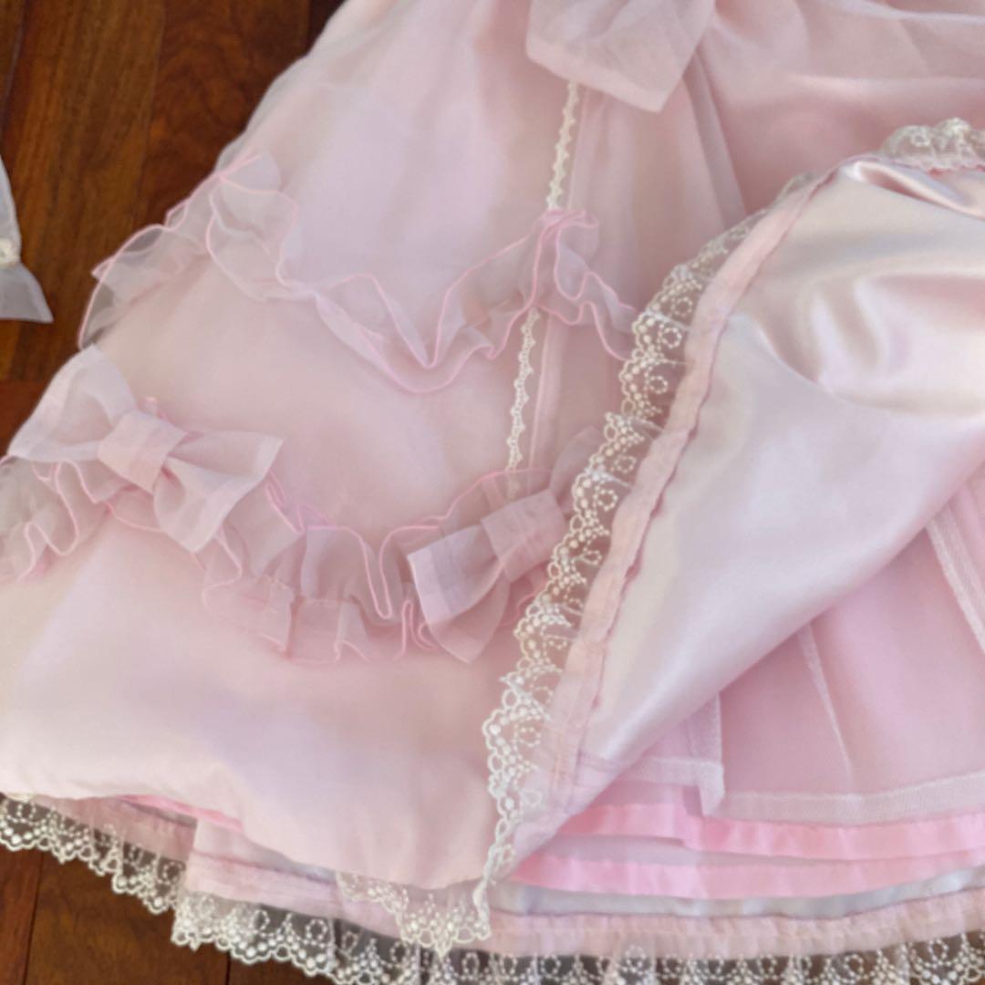 公*o様 Angelic Pretty ピンク シフォン リボンワンピース