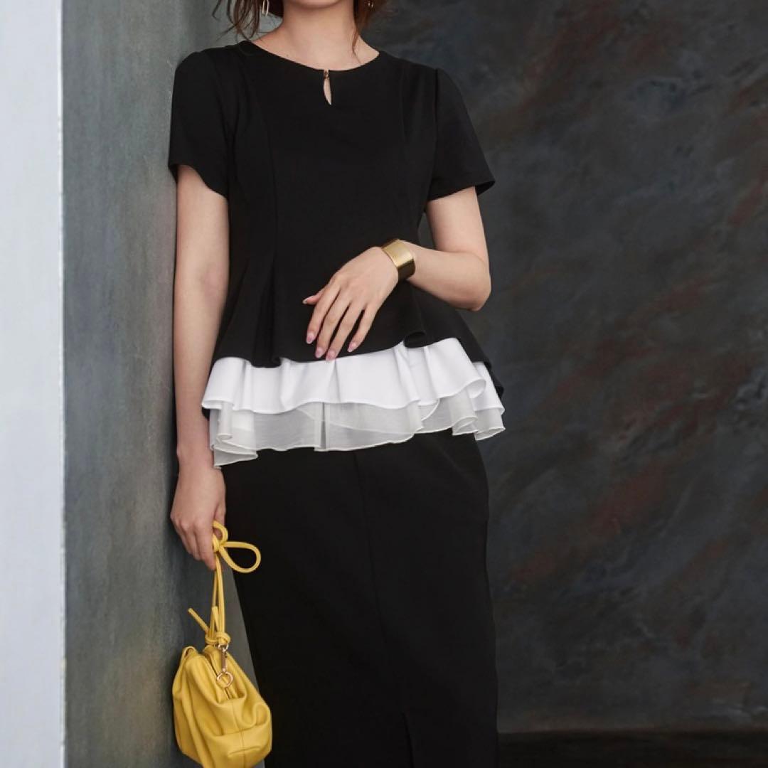 JUSGLITTY レイヤードカットチュニック