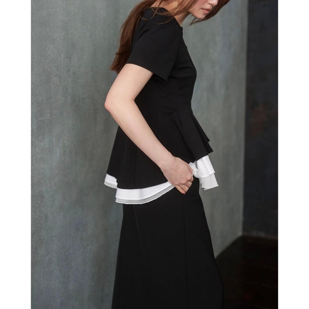 JUSGLITTY レイヤードカットチュニック