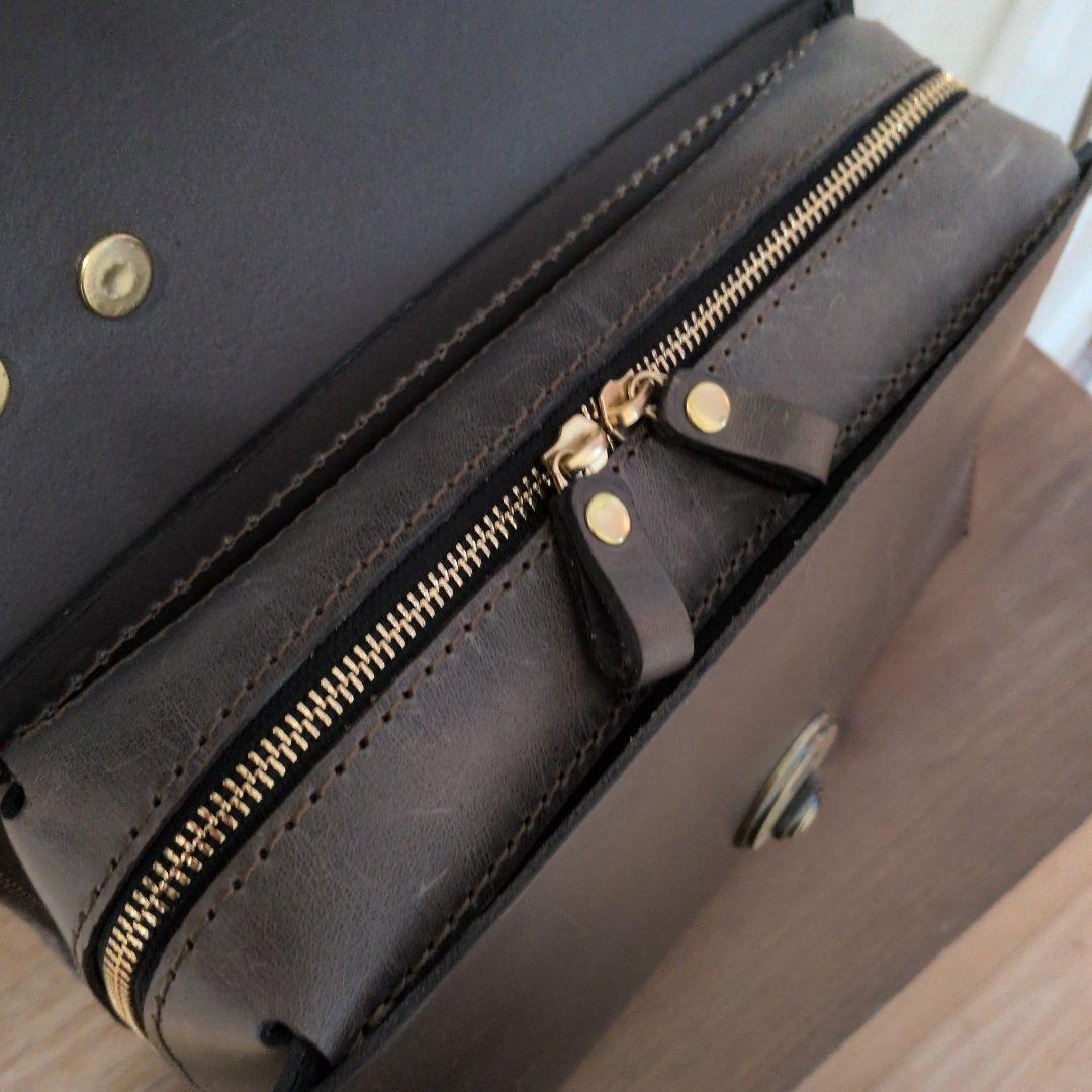 ヘルツ　アオリノハンドバッグ 限定革HERZ