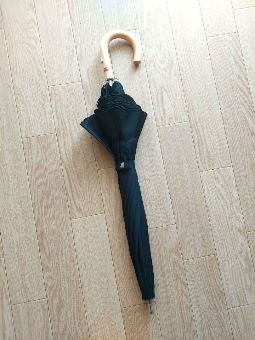ほぼ新品 ランバン コレクション フリル 日傘 1級遮光 晴雨兼用