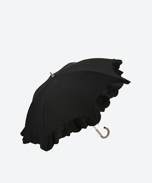 ほぼ新品 ランバン コレクション フリル 日傘 1級遮光 晴雨兼用