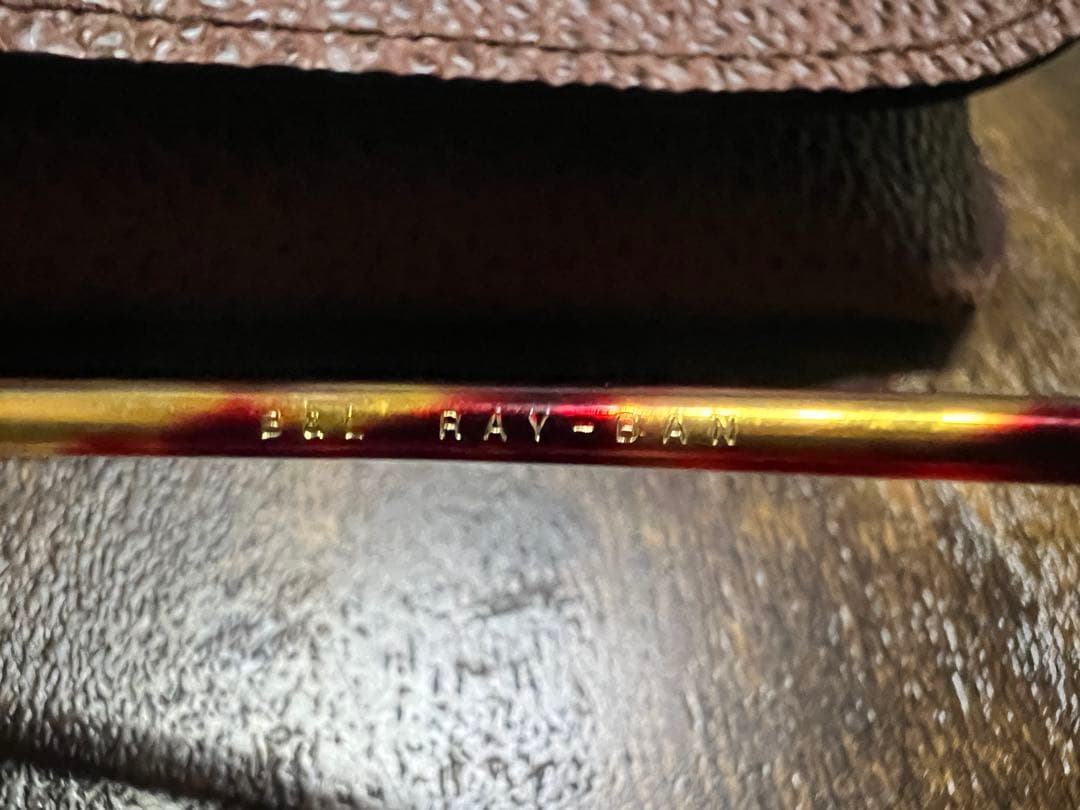 週末値下げ激レアVINTAGEレイバンボシュロム製シャイアンラウンド付属品あり