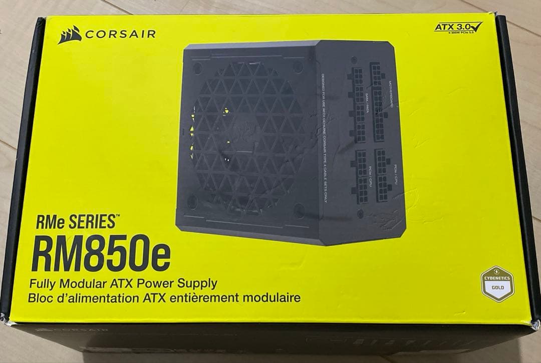 【未使用品】CORSAIR RM850e フルモジュラー電源