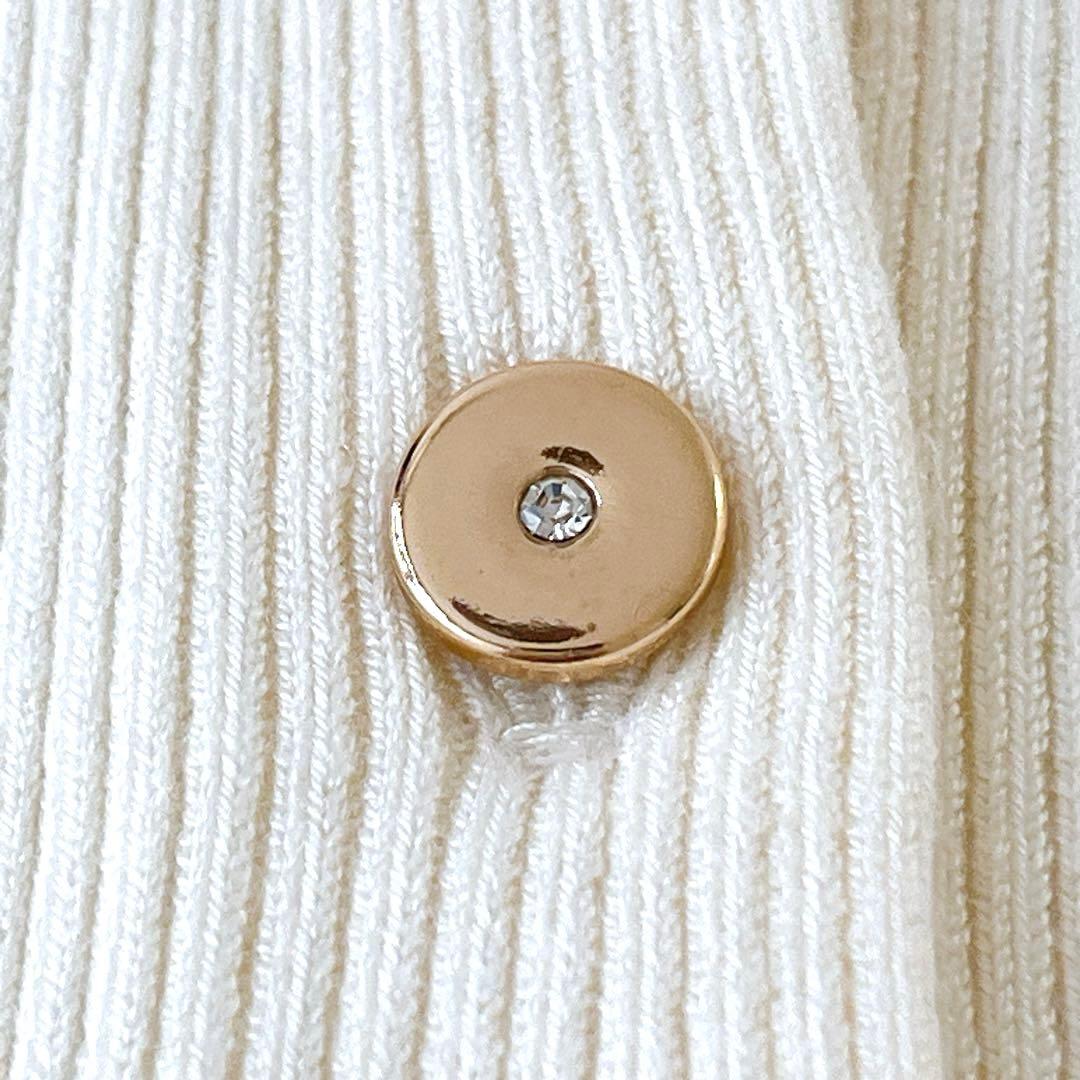 ★FRAY I.D★完売品 ショルダーチュールフリルニットカーディガン F