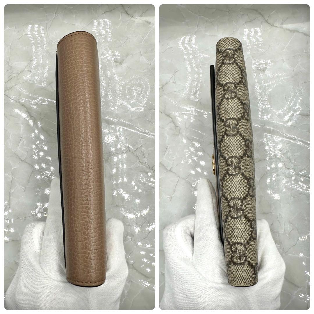 グッチ コンチネンタルウォレット GGマーモント 二つ折り 長財布 456116