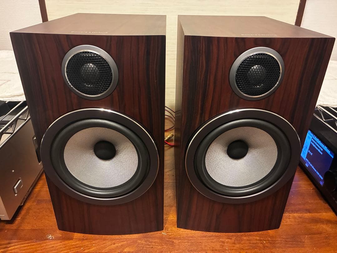 B&W 706S3 モカ色 スピーカー ペア スタンド付き