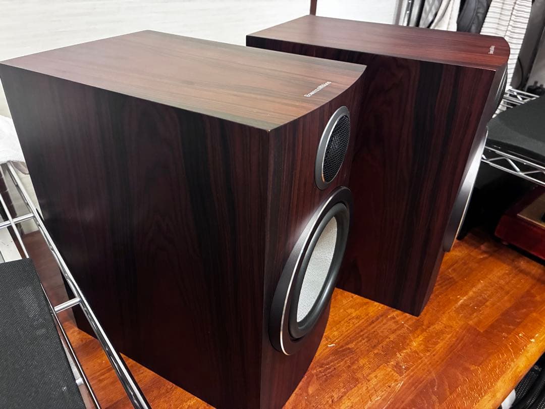 B&W 706S3 モカ色 スピーカー ペア スタンド付き