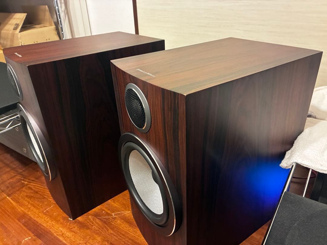 B&W 706S3 モカ色 スピーカー ペア スタンド付き