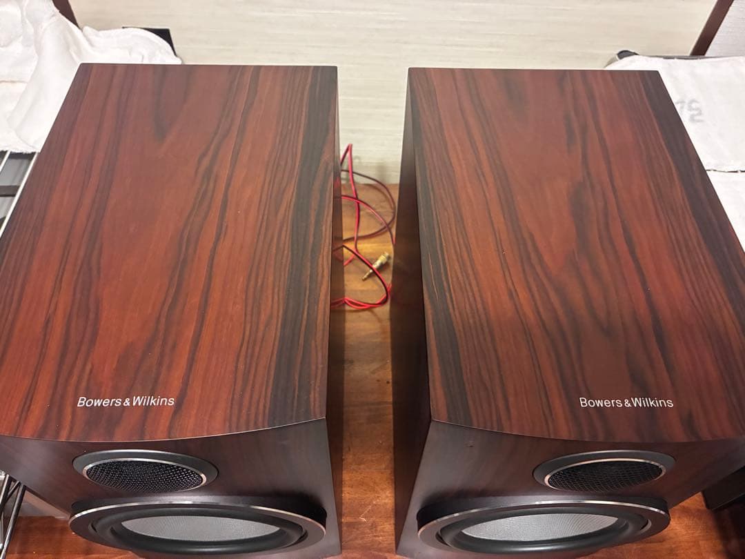 B&W 706S3 モカ色 スピーカー ペア スタンド付き