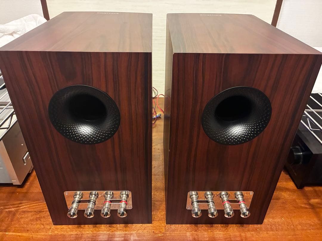 B&W 706S3 モカ色 スピーカー ペア スタンド付き
