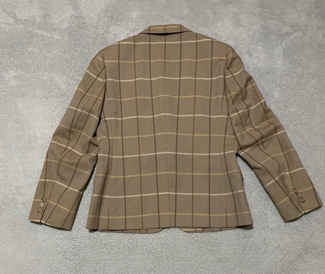 ⭐️美品　Burberry チェック　レディース　スカートスーツ　ウール100%