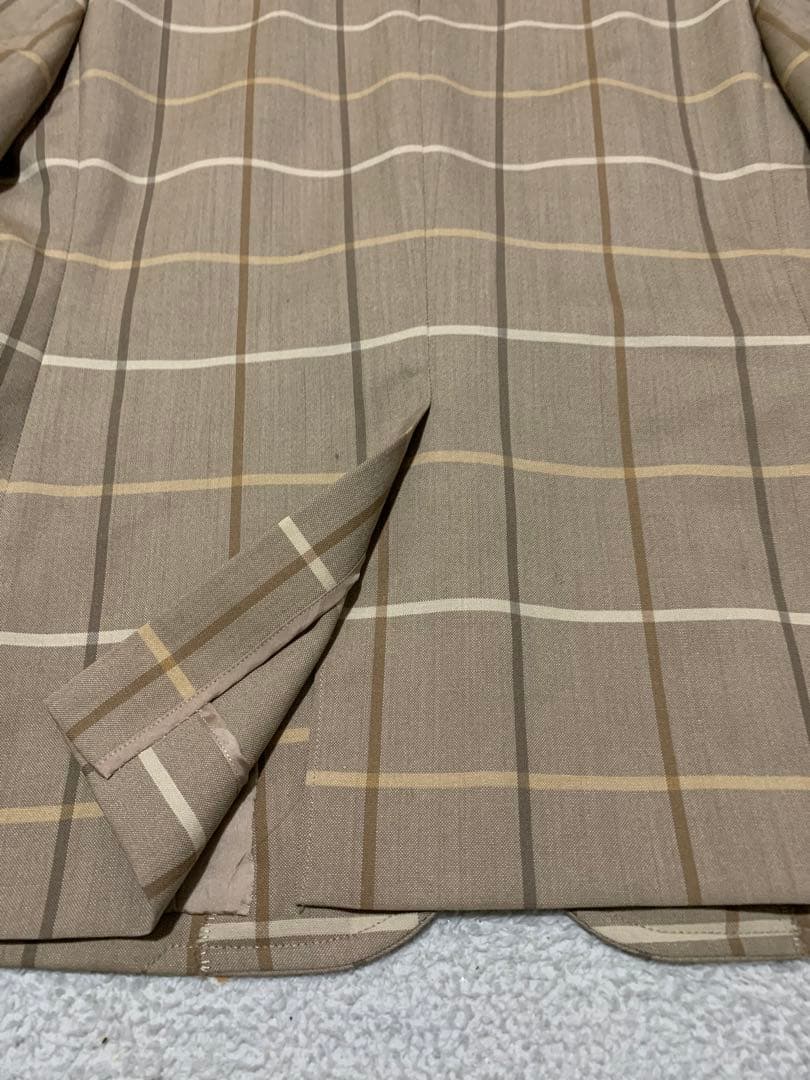 ⭐️美品　Burberry チェック　レディース　スカートスーツ　ウール100%